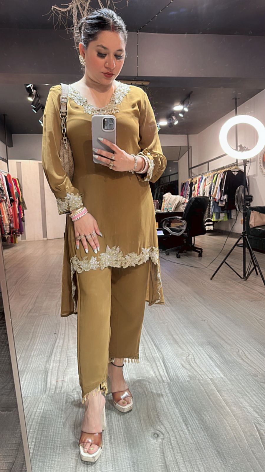 Smokey Beige Katdana cordset