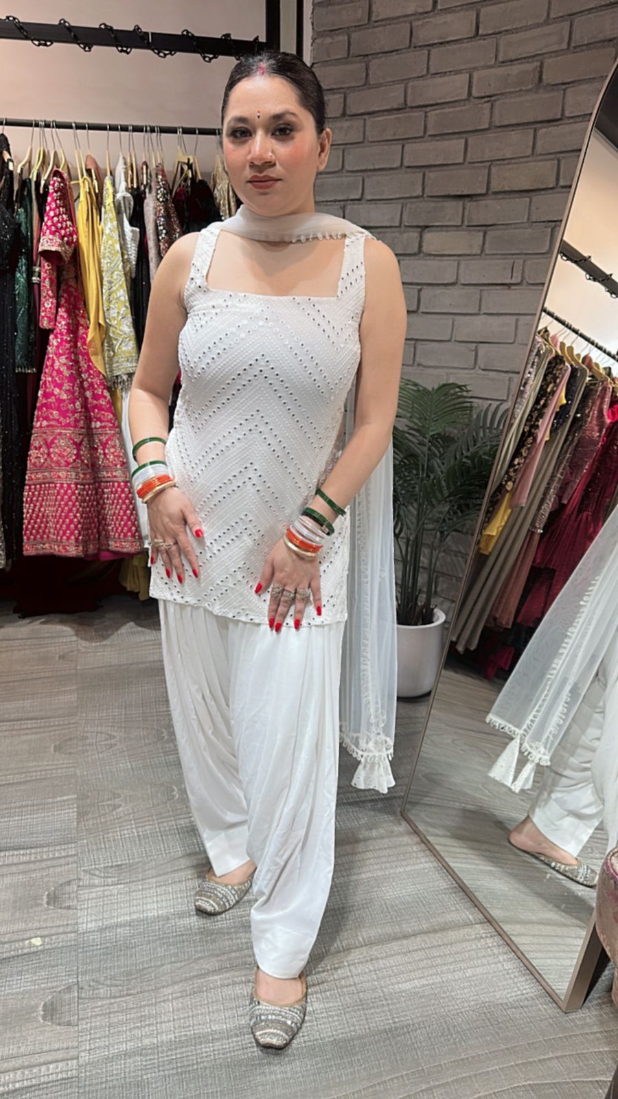 India Mirror suit