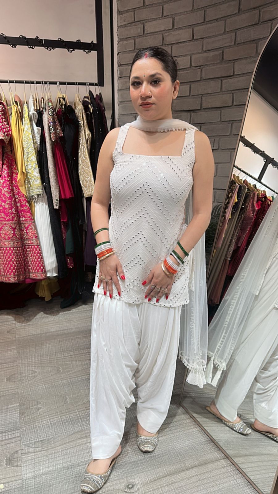 India Mirror suit