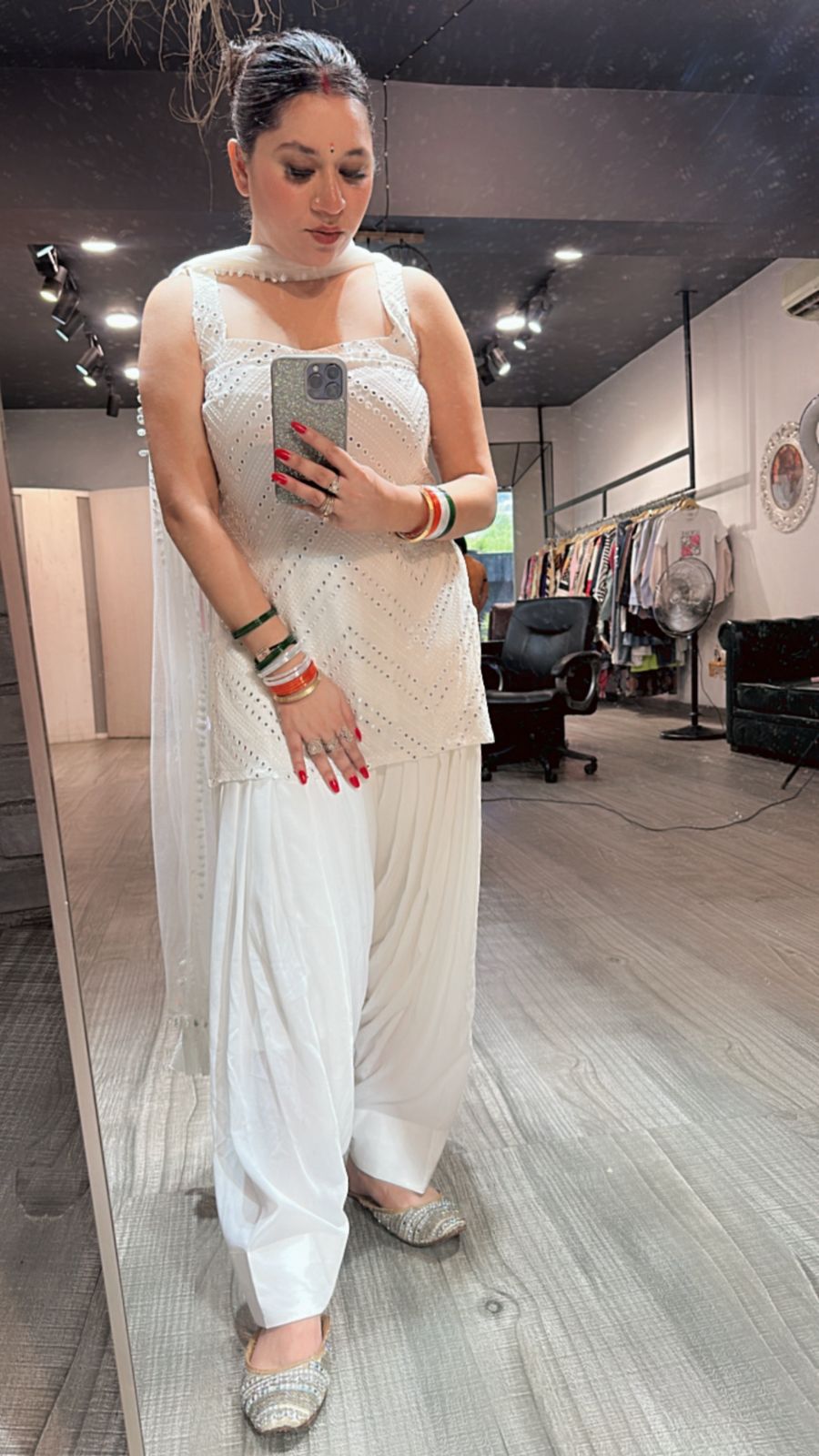 India Mirror suit