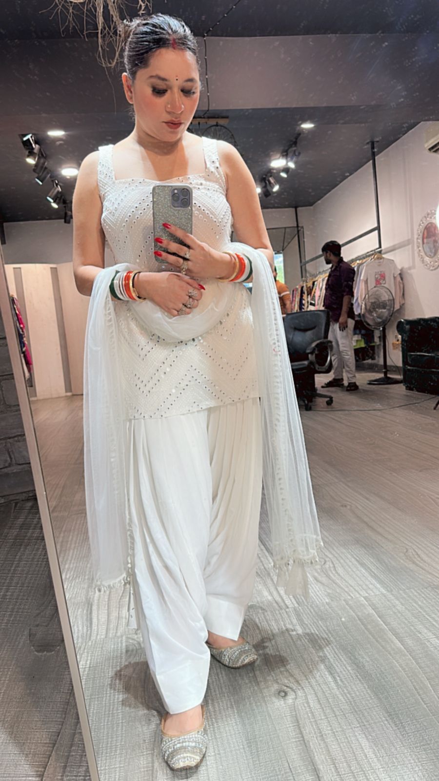 India Mirror suit