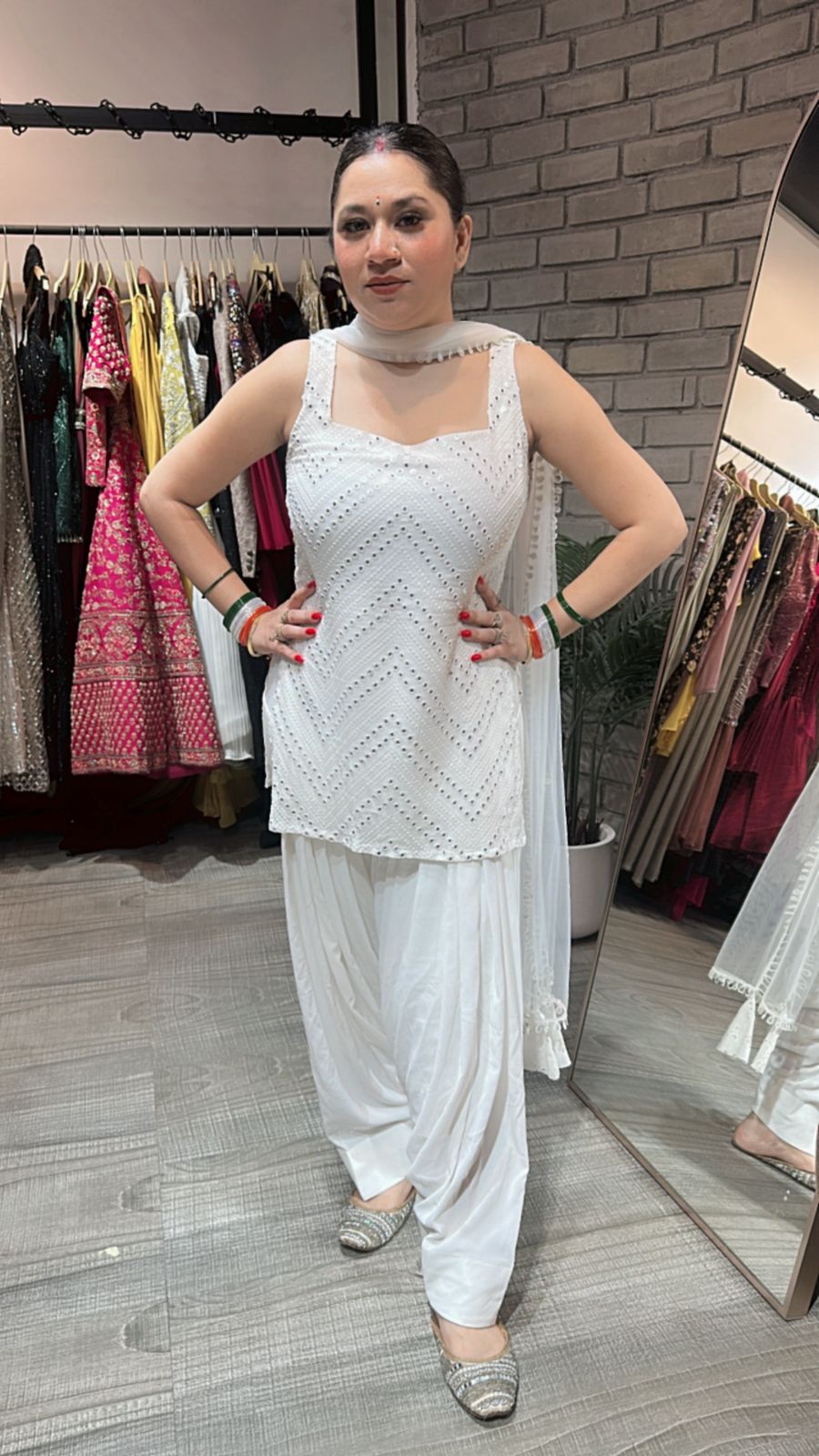 India Mirror suit