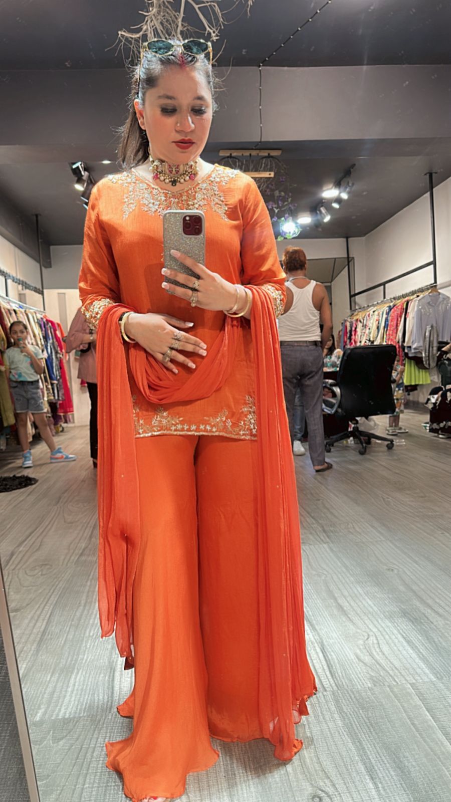 Baraat Rust Designer Suit