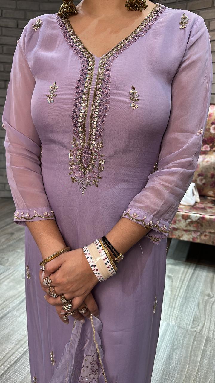 Isabella Lavander Katdana suit