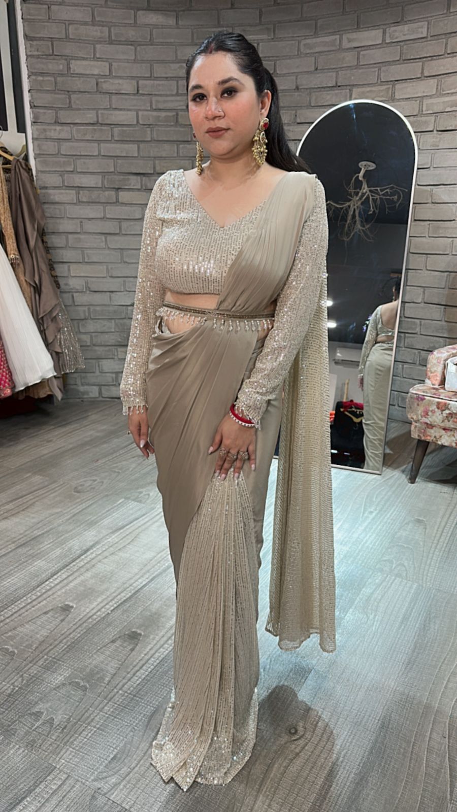 Bijli Bling Designer saree