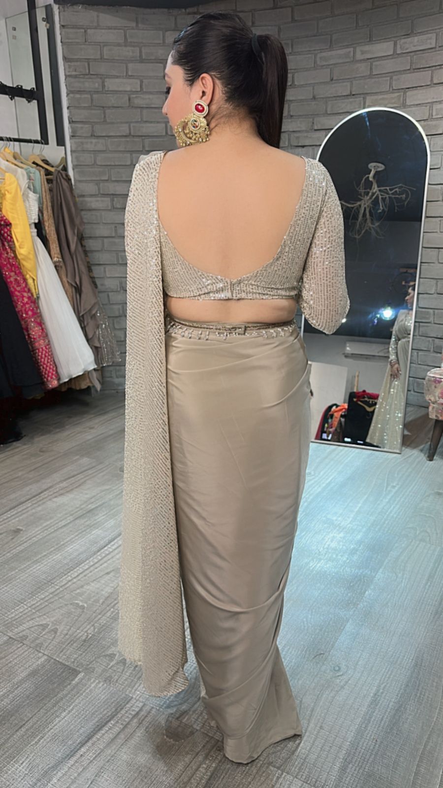 Bijli Bling Designer saree