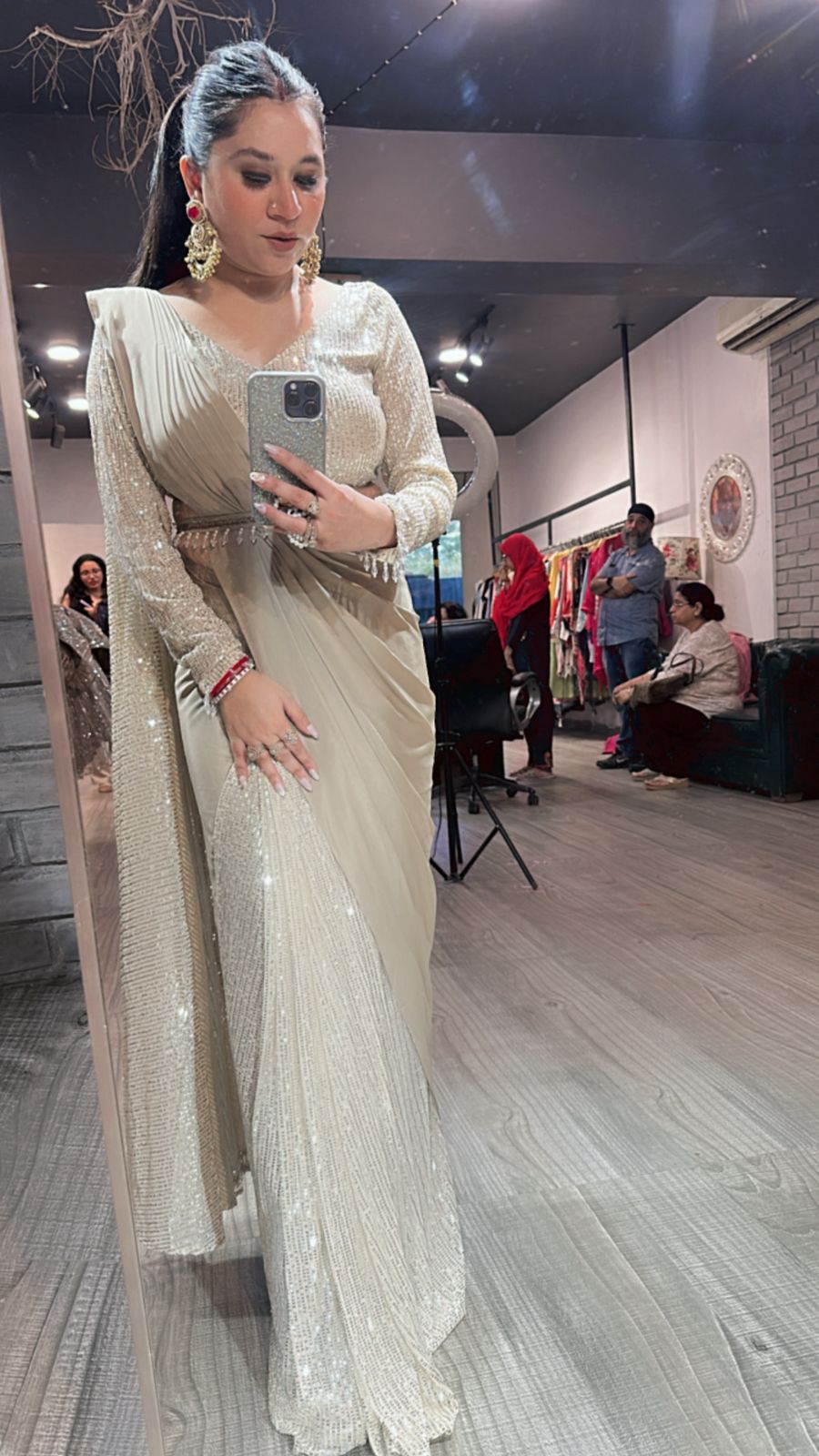 Bijli Bling Designer saree