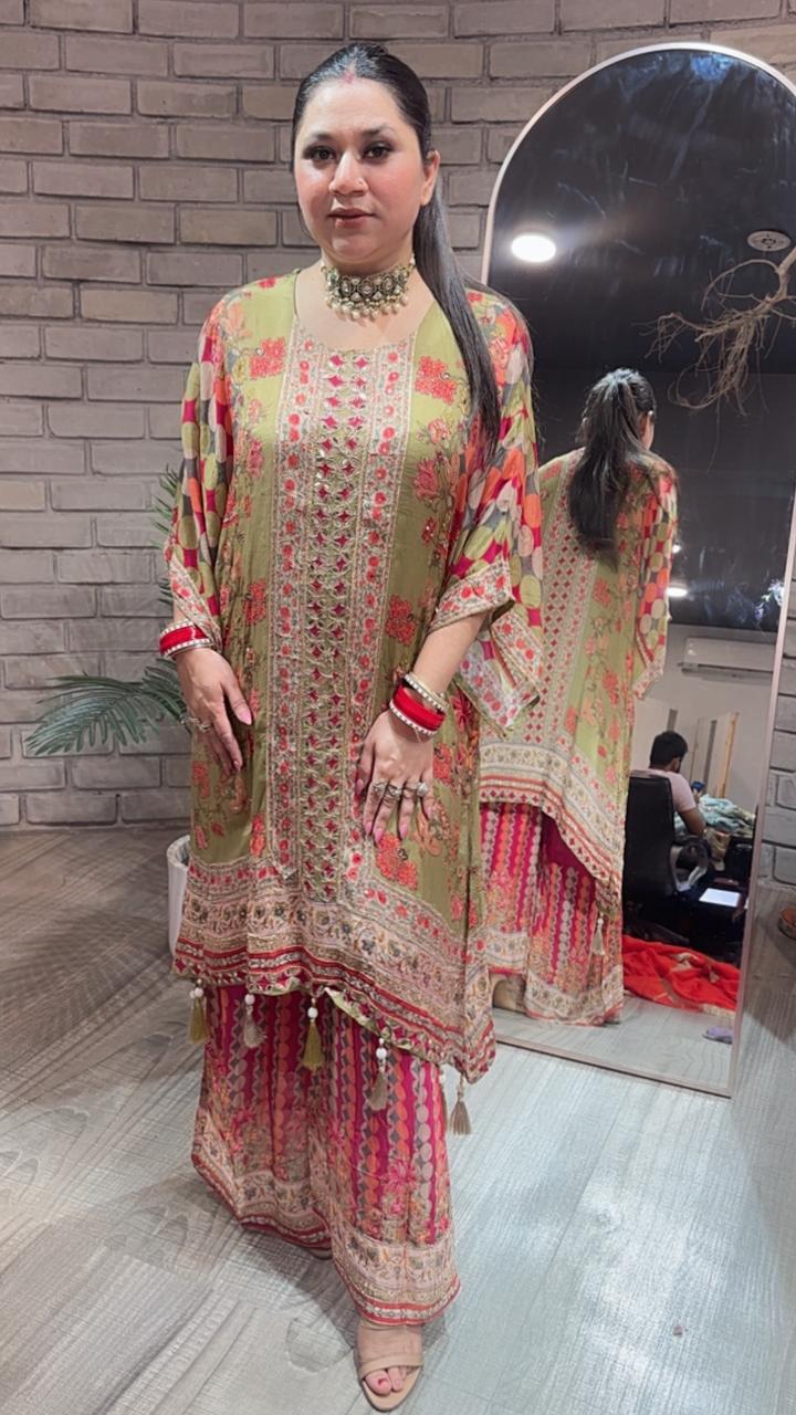 Baliye Digital 3pc Kaftan Set