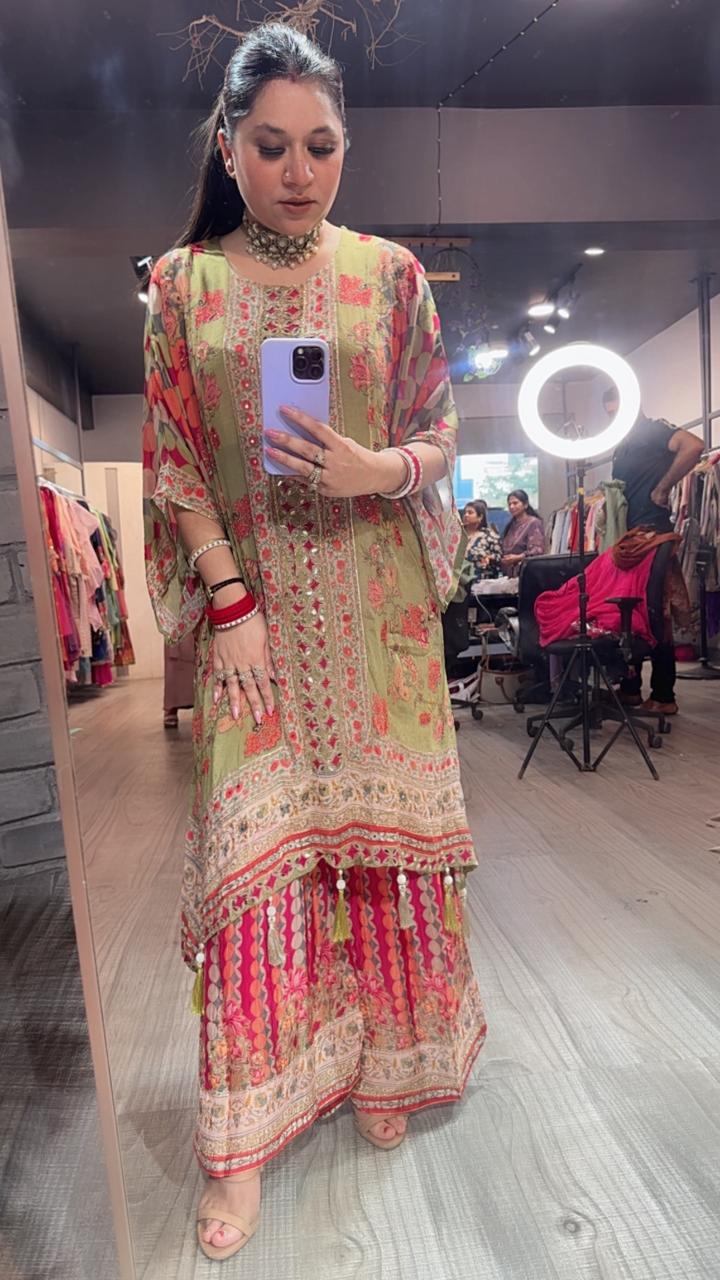 Baliye Digital 3pc Kaftan Set