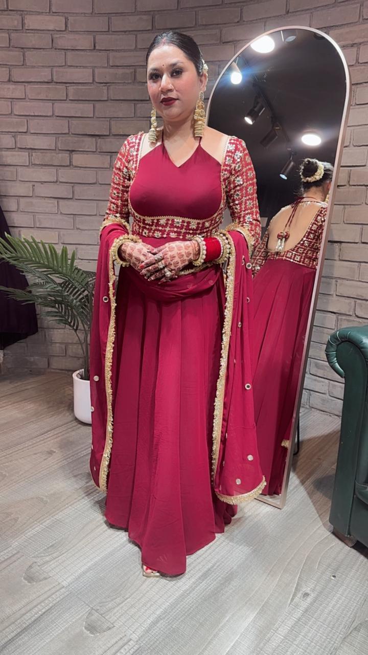 Nk karwa Designer Anarkali suit