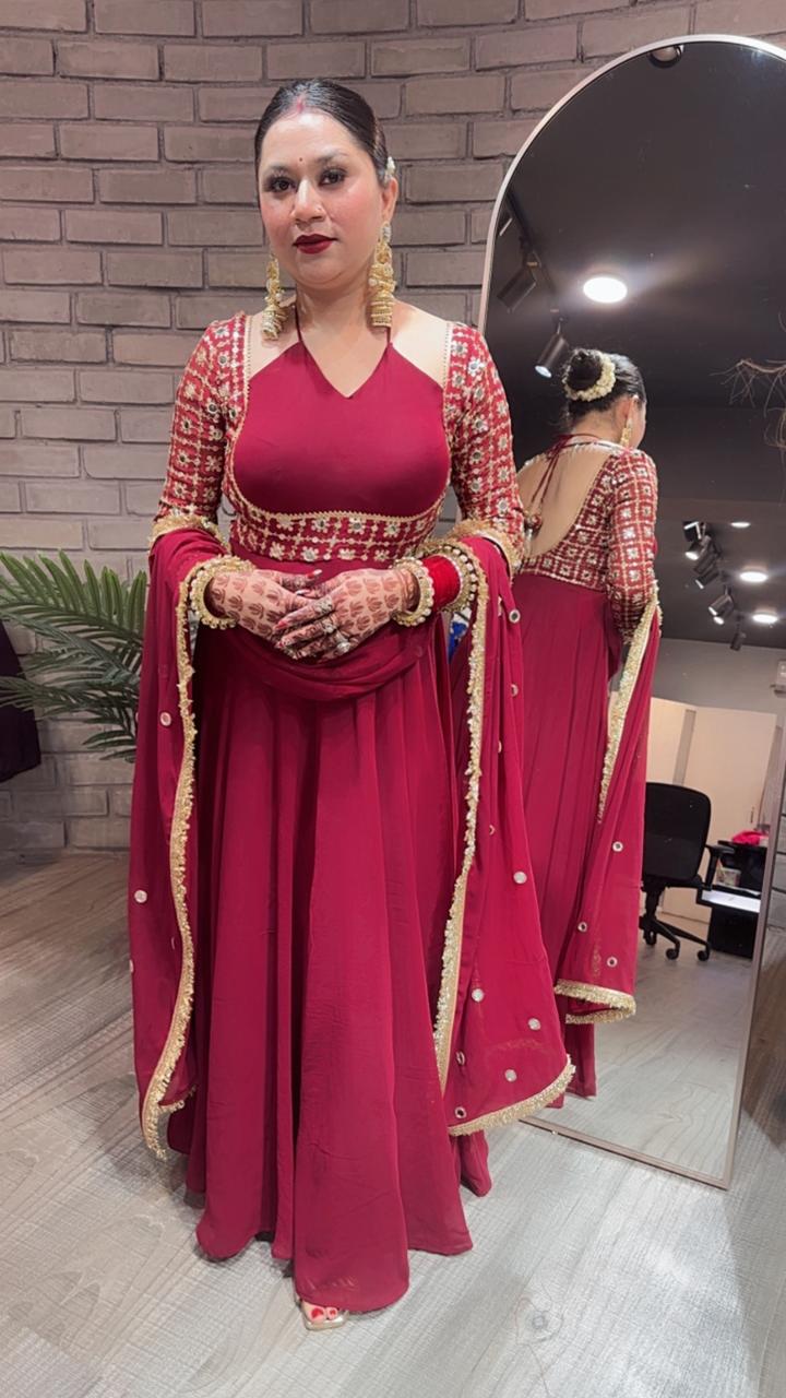 Nk karwa Designer Anarkali suit