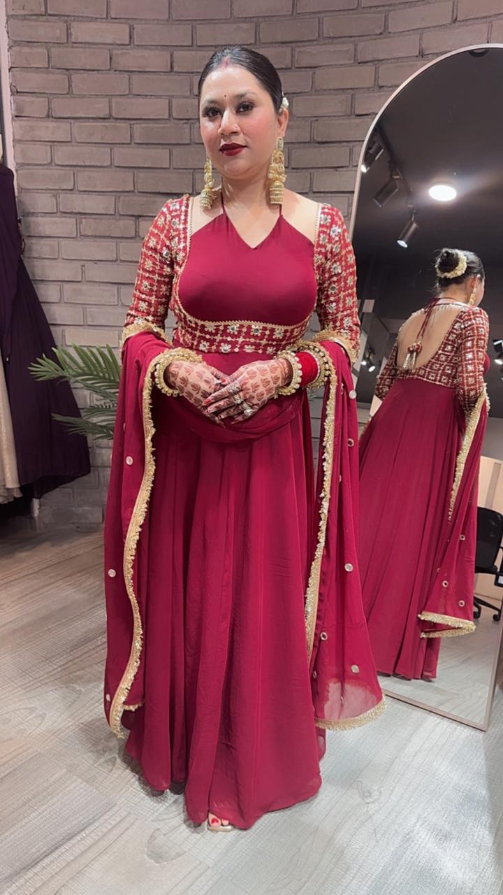 Nk karwa Designer Anarkali suit