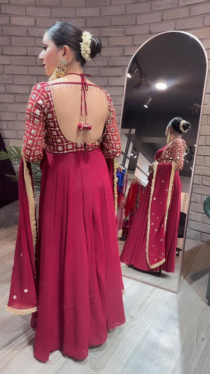 Nk karwa Designer Anarkali suit