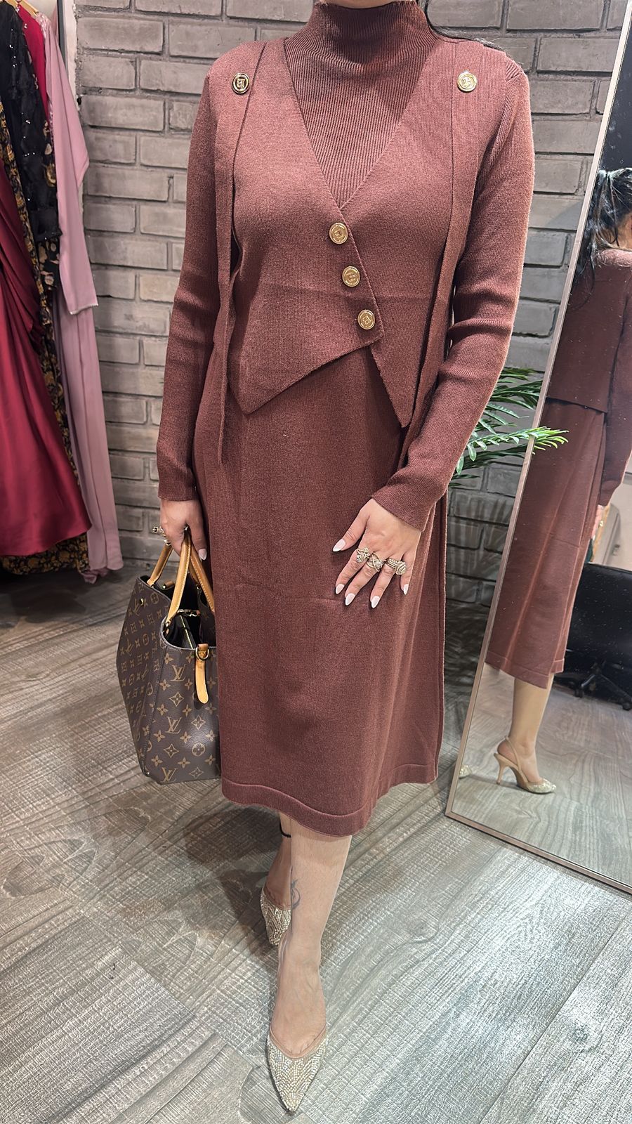 Julie Brown Woolen Dress