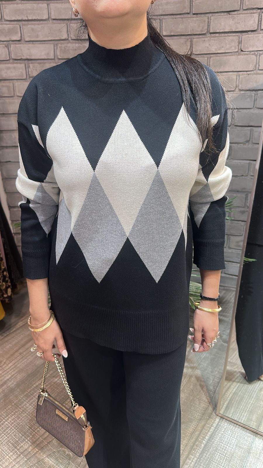 Oliver Black Woolen Cordset