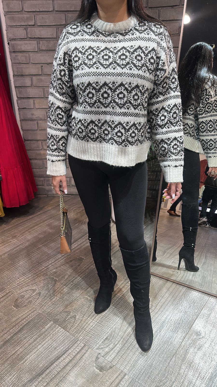 Esme Digital Woolen Sweater