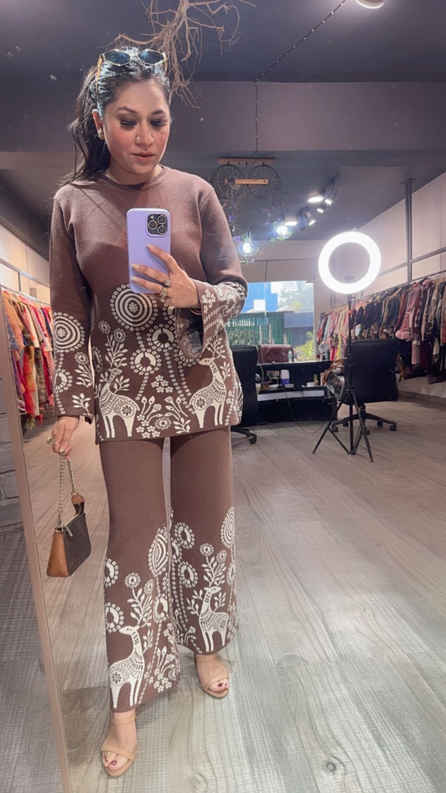 Brownie Woolen Cordset