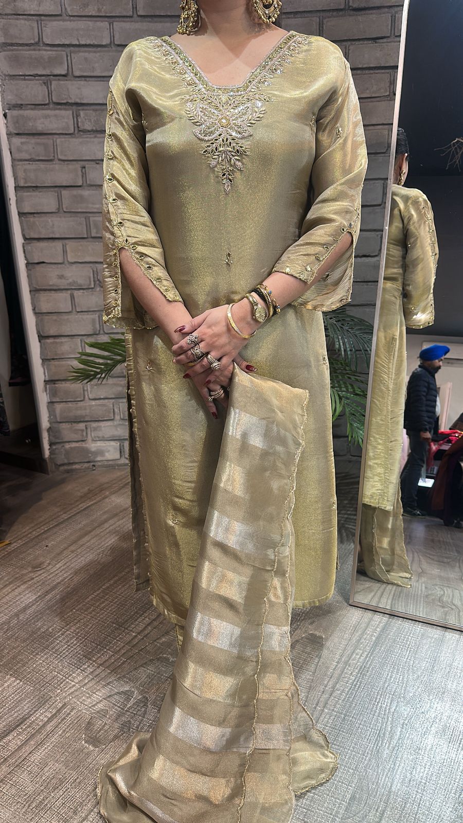 Gujral Golden Designer Suit