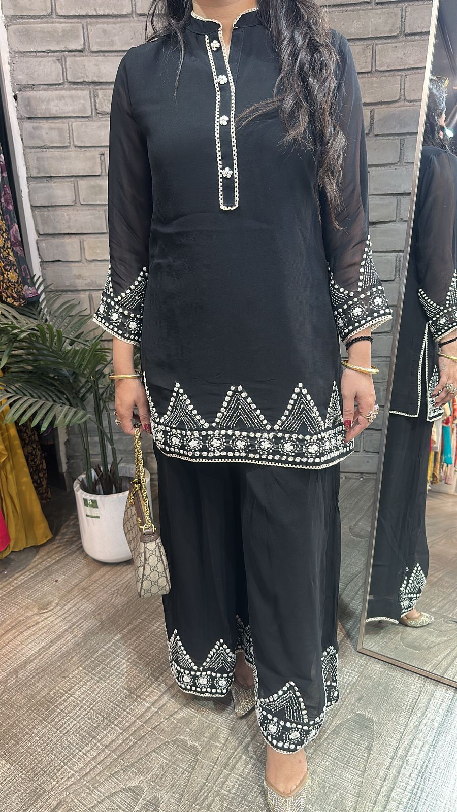 Dice Black white Designer Cordset