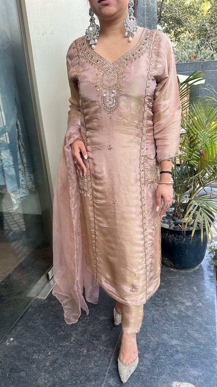 Basko Beige Designer Suit