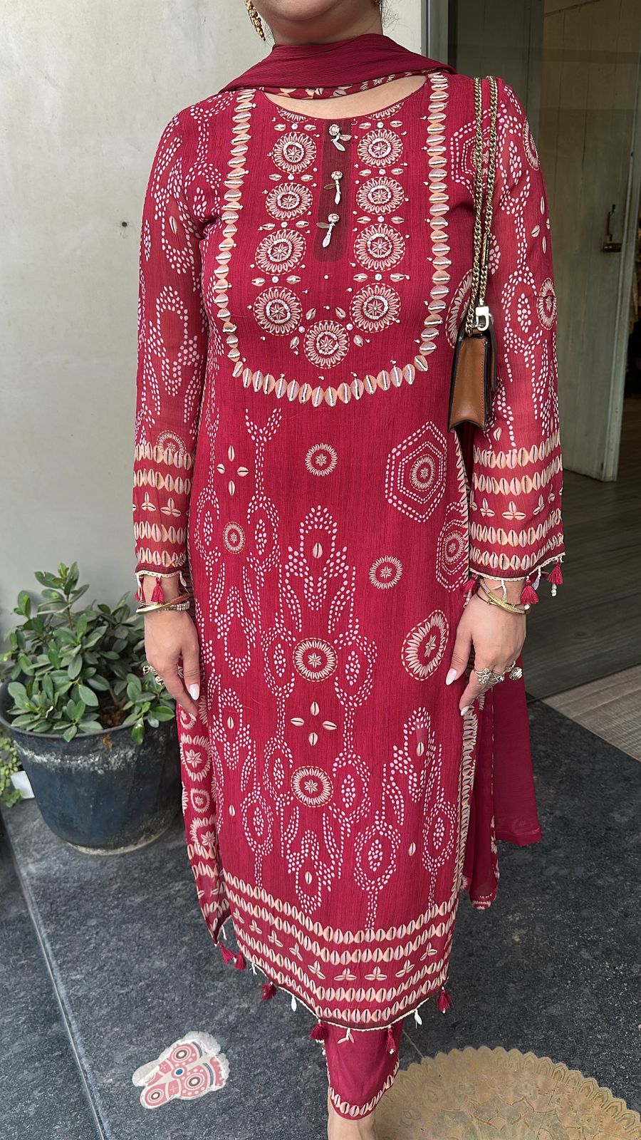 Noah Cherry Red Digital Designer suit