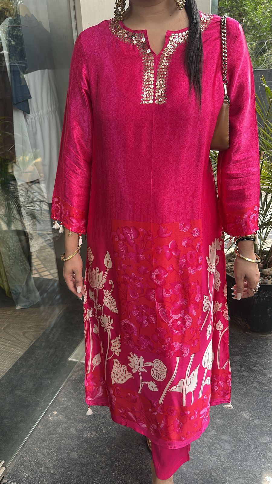 Papaya Foshia pink Tunic Set