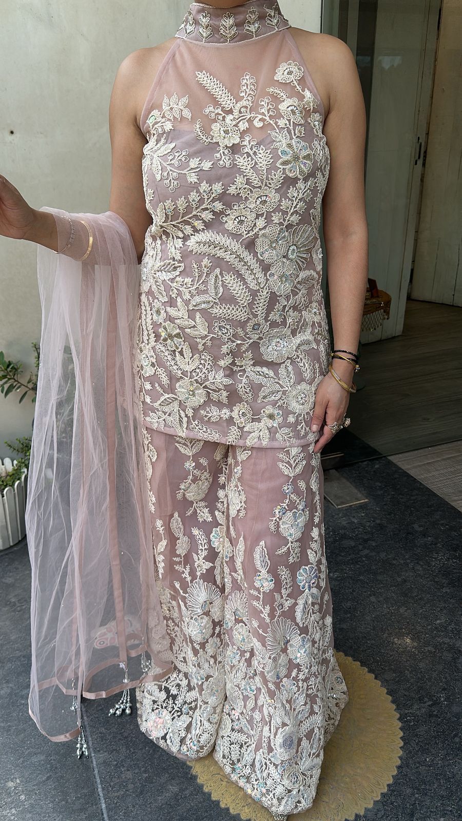 Dilruba Heavy Thread work Designer Suit