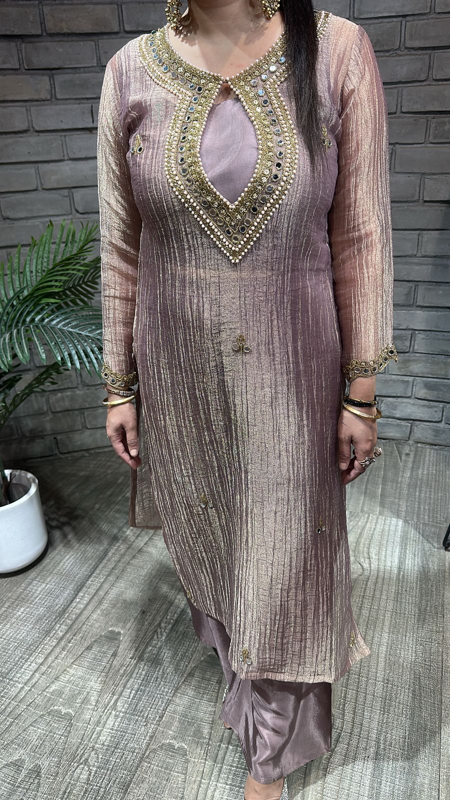 Mahroo Designer Shimmer Cordset (3pc set)