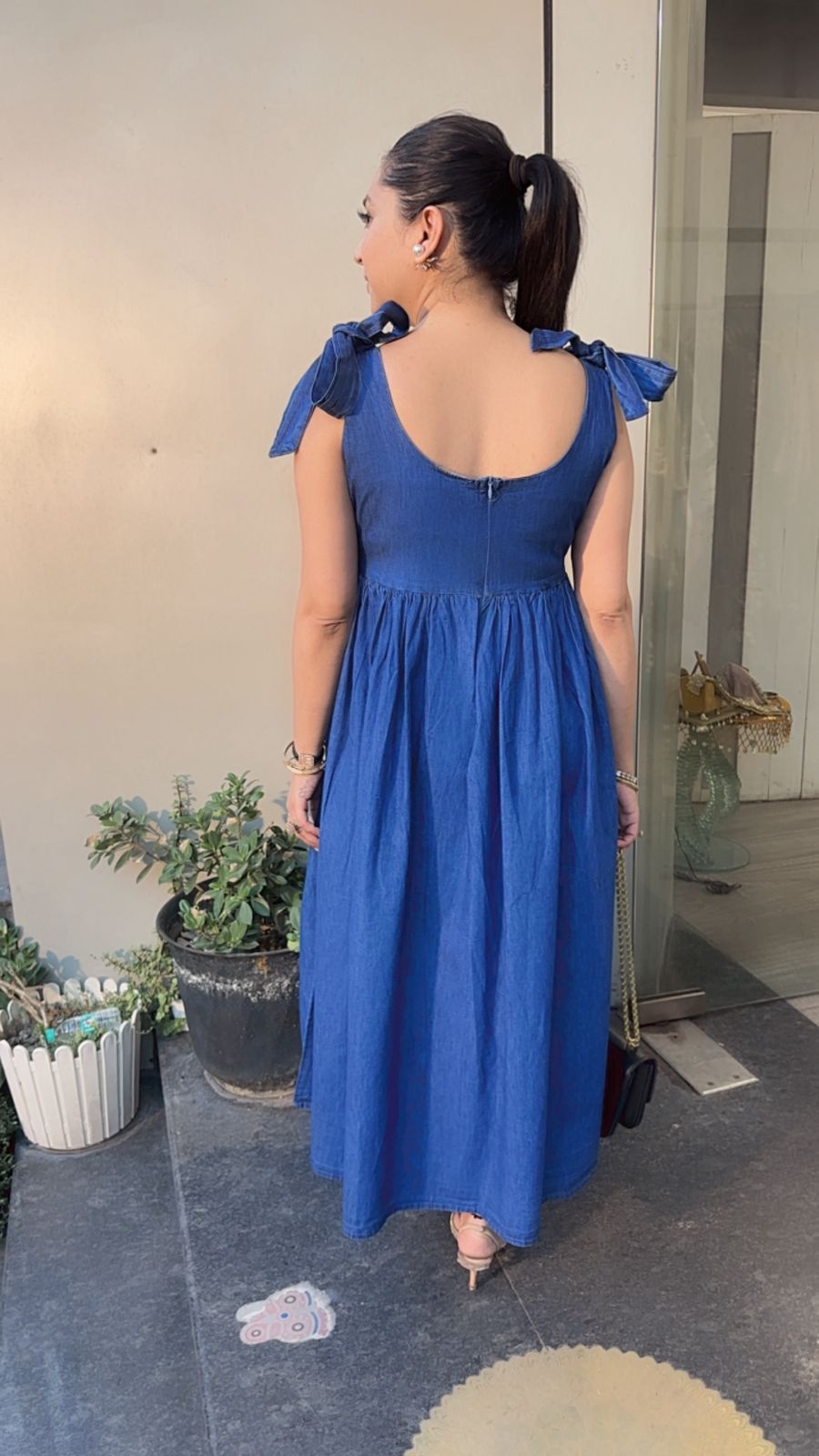 Daisy long Denim Dress