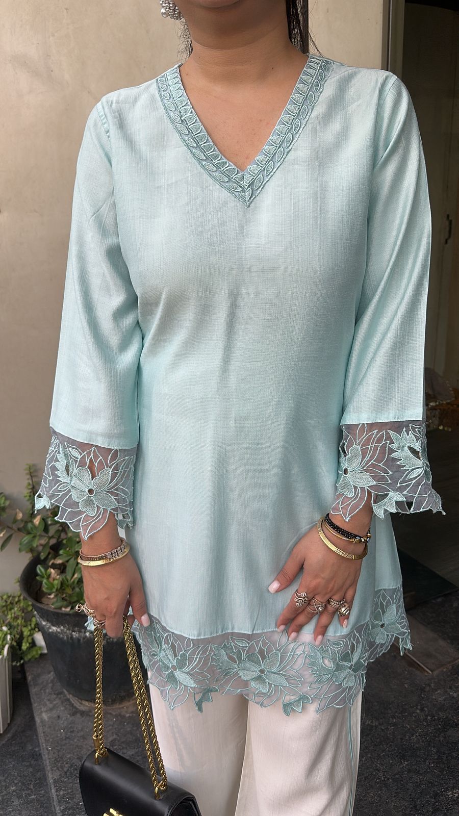 Kairo powder Blue Designer Cordset
