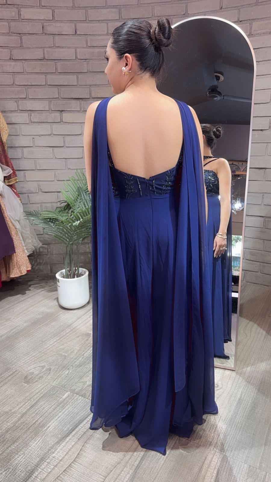 Midnight navy Blue Katdana Jumpsuit