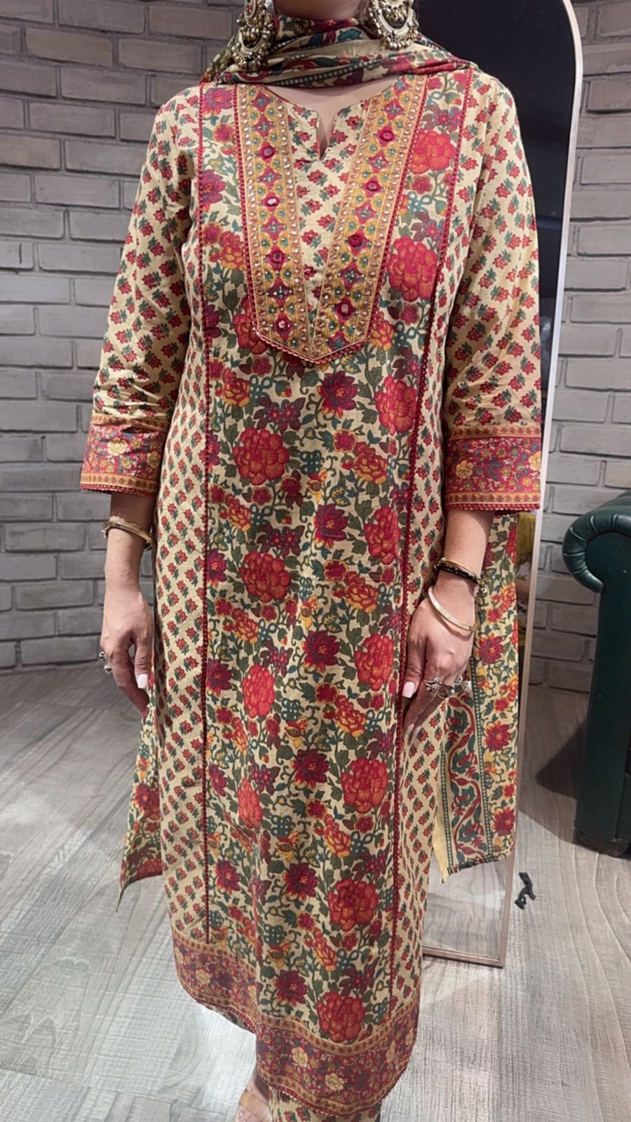 Rawa Digital Cotton Designer Suit