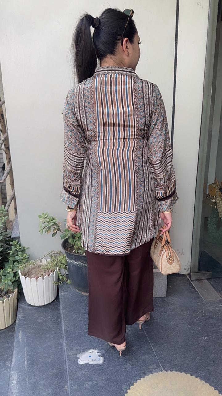 Dawn Digital Shirt Style Designer Cordset