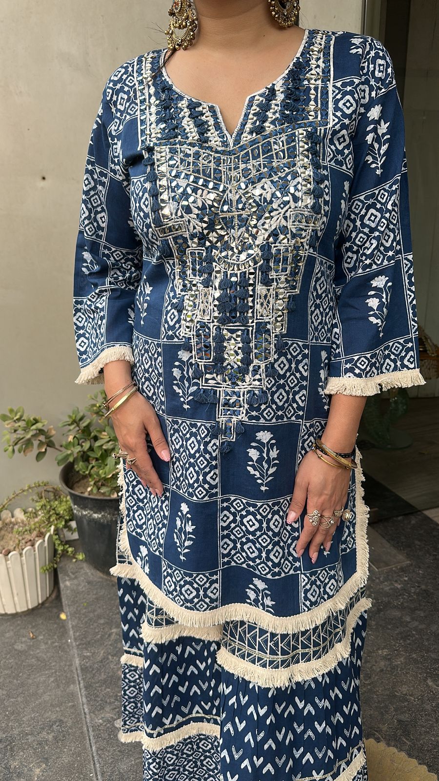 Mumbai Digital print Designer Cordset