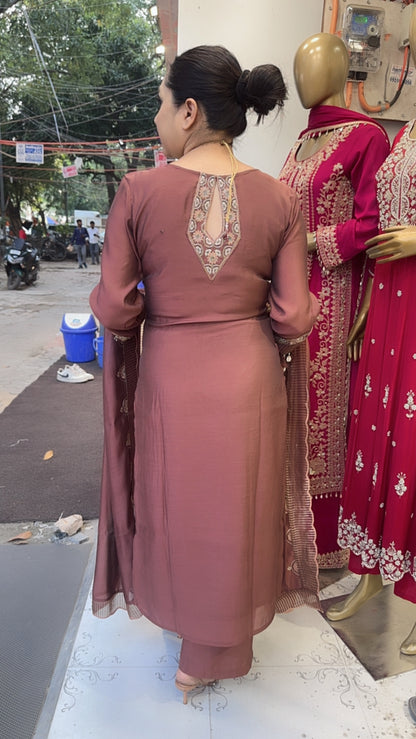 Jhoomar Brown Designer Suit