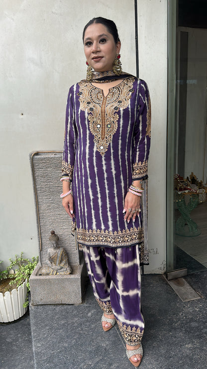 Sabha Jamun Digital print Farshi Designer Suit