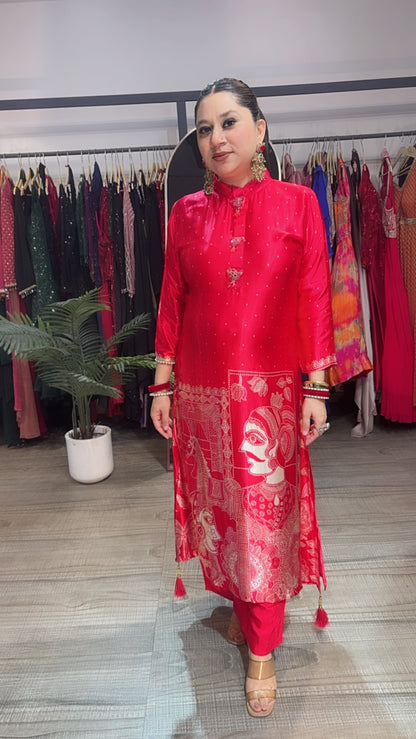 Gulbahar Digital print Tunic set