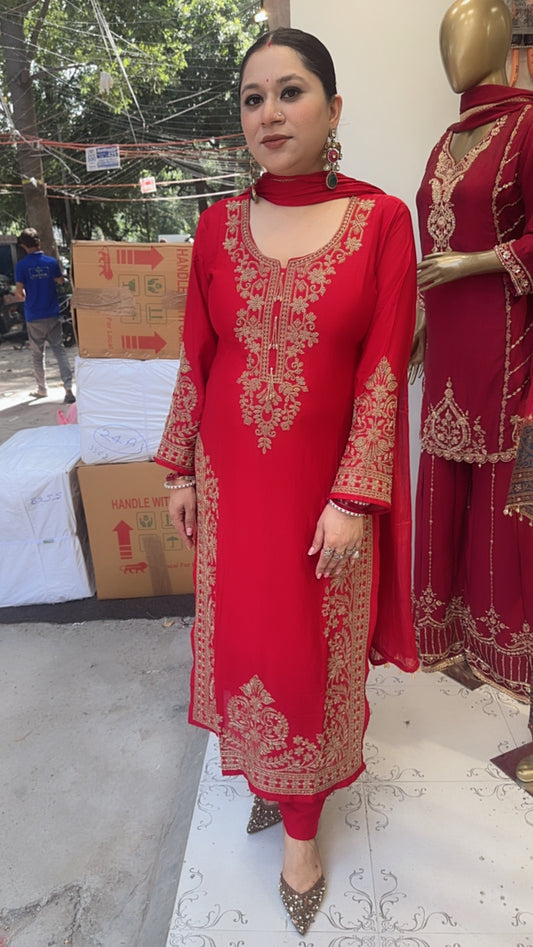 Bindi Karwa Special Hand work Pakistani Suit