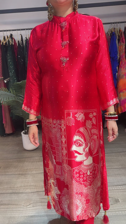 Gulbahar Digital print Tunic set