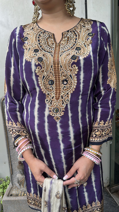 Sabha Jamun Digital print Farshi Designer Suit