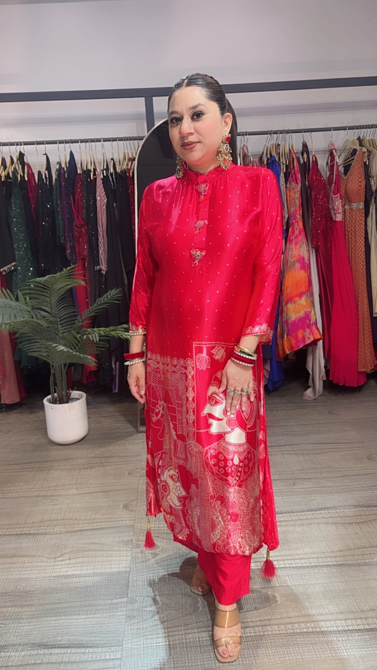 Gulbahar Digital print Tunic set