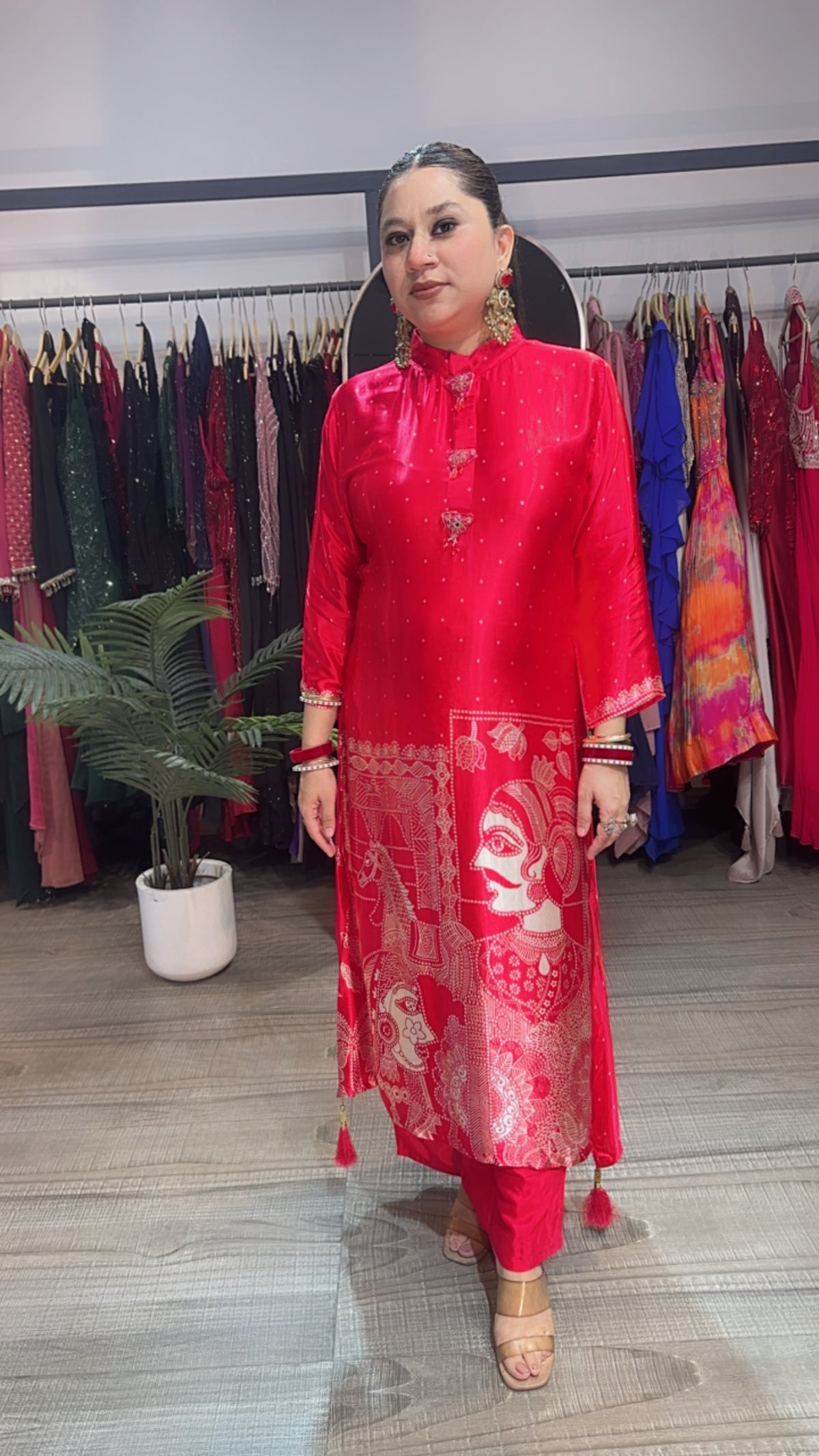 Gulbahar Digital print Tunic set