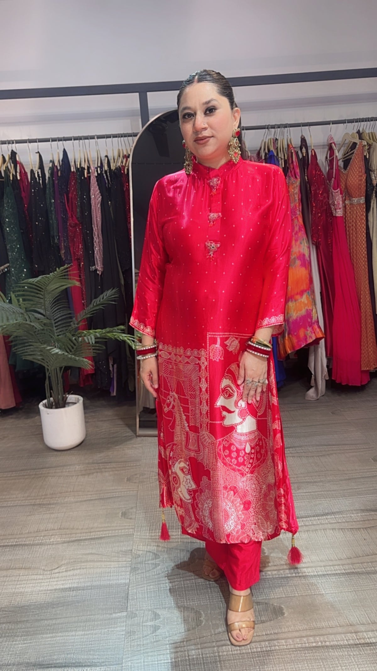 Gulbahar Digital print Tunic set