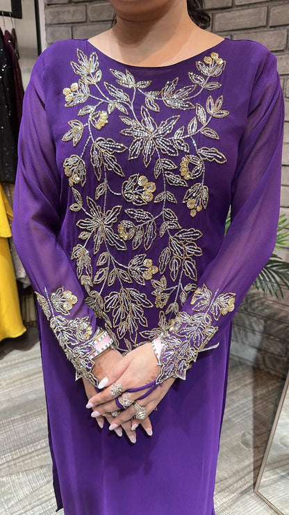 Famous Jamun Finger Design Suit
