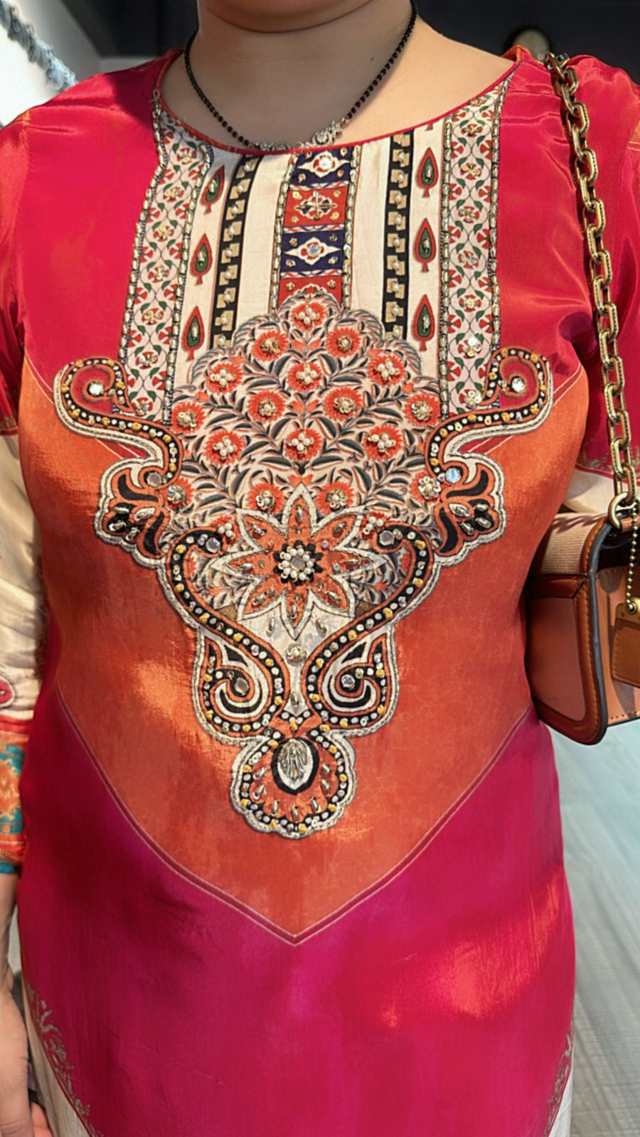 Rainbow Digital print suit 3pc