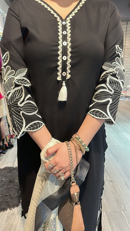 Zuri Black Pakistani suit