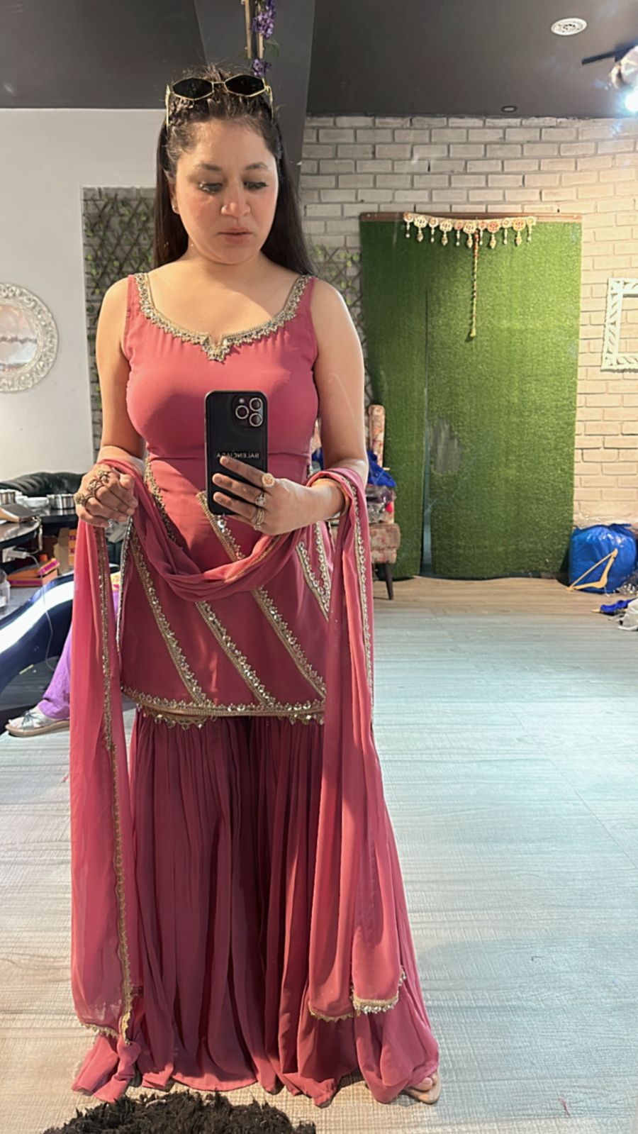 Libas onion pink Mirror sharara