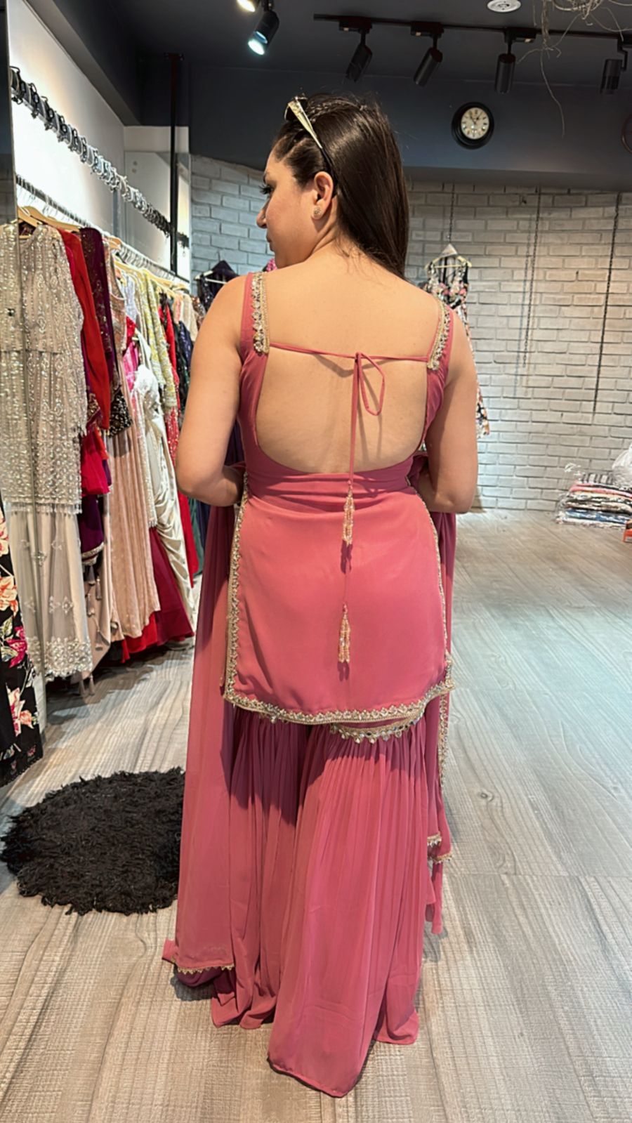 Libas onion pink Mirror sharara