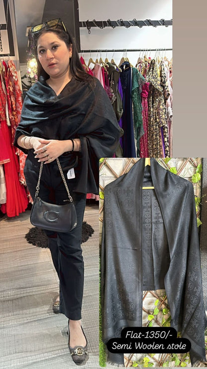 Black Tory Stole