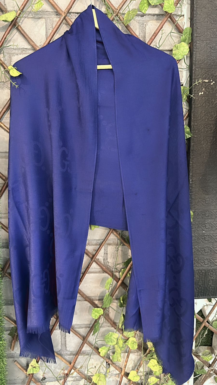 Blue Gucci Stole
